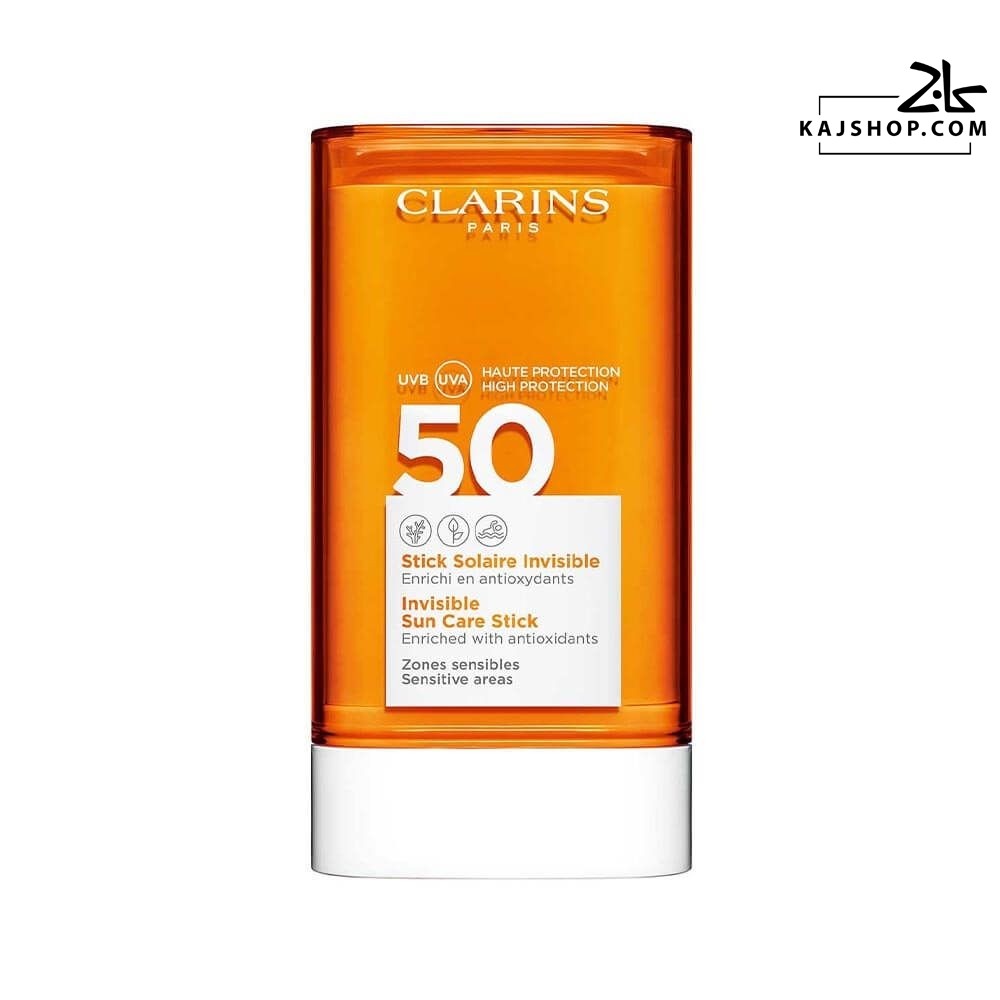 ضد آفتاب استیکی کلارنس بی رنگ SPF50